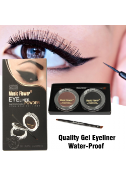 Music Flower High Quality Gel Eyeliner Water-proof And Smudge-proof Cosmetics Set Eye Liner Kit in Eye Makeup, MK5263